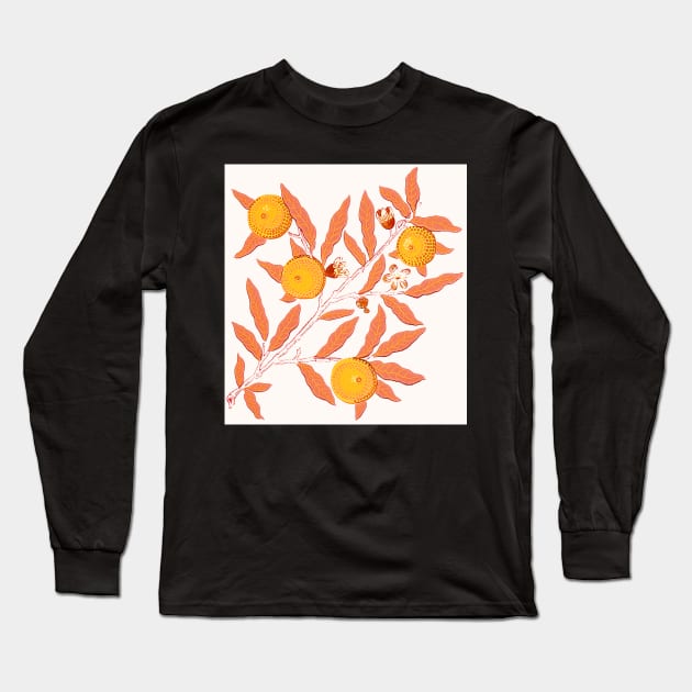 Autumn Pattern Long Sleeve T-Shirt by ArtShare